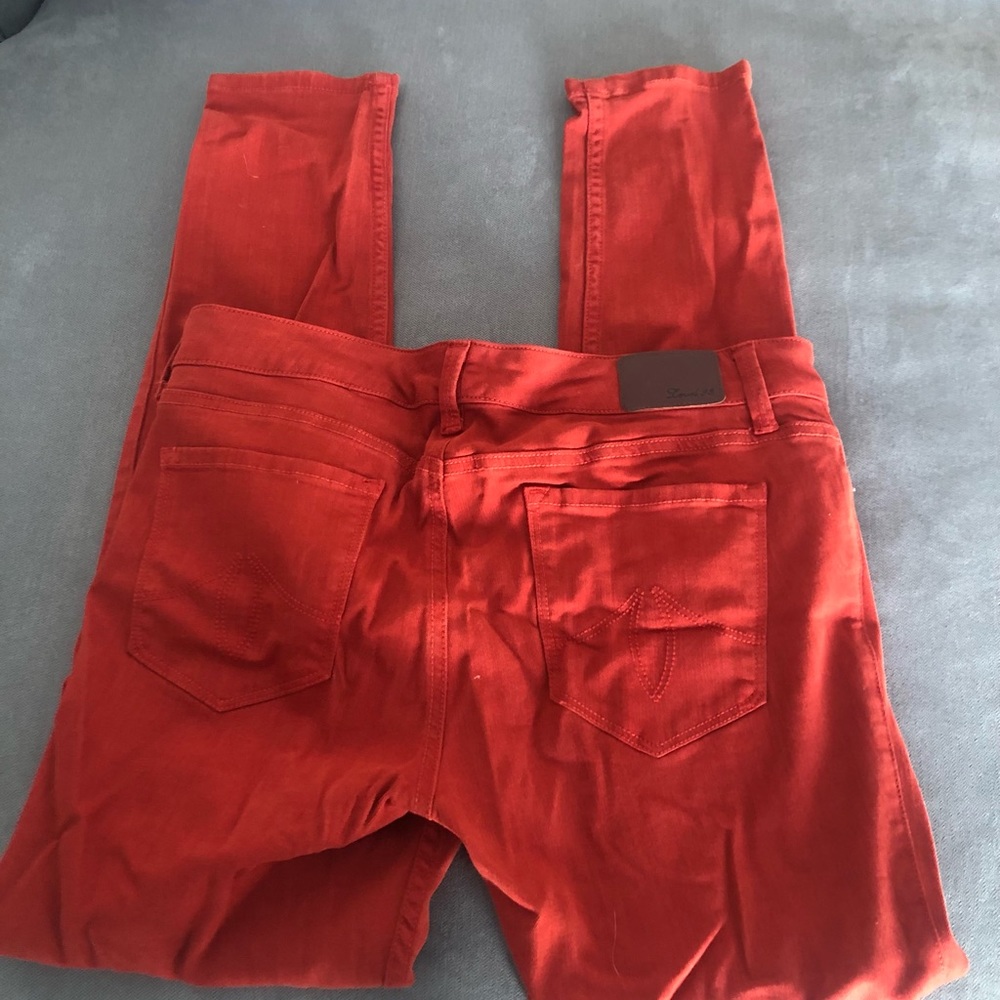 Level 99 Janice Ultra Skinny Burnt Orange Jeans - Picture 4 of 16